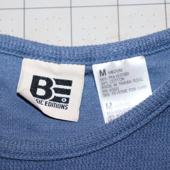 🔵👕 Retro Blue Tee · Basic Editions · Size M · Everyday Essential - Picture 2 of 6